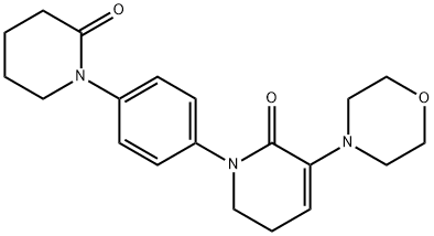 3-Morpholino-1 ((2-oxopiperidin-1) fenyl 4) - 5,6-dihydropyridin-2 (1H) - één Structuur