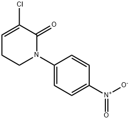 3-chloor-1 (4-nitrophenyl) - 5,6-dihydropyridin-2 (1H) - één Structuur